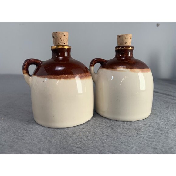 Vintage Ceramic Salt & Pepper Shaker Set House of Thomas Edison Ft Myers Fla - Picture 2 of 7